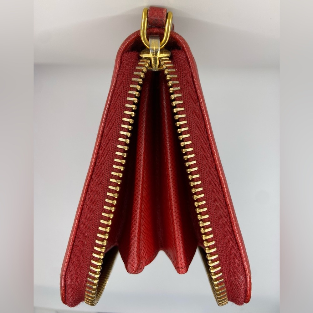 Prada Scarlet Leather Wallet - Picture 6 of 14